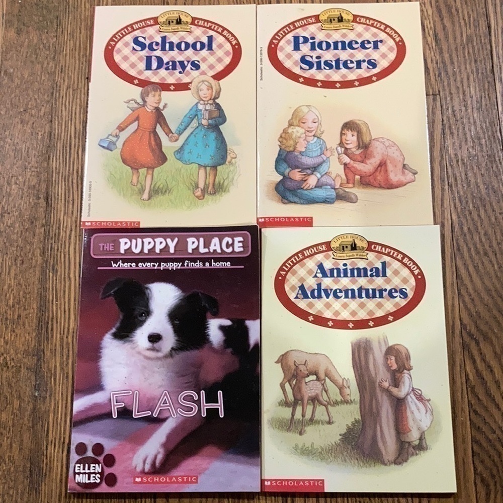 2for$10, 4 books bundle- School Days, Pioneer Sist